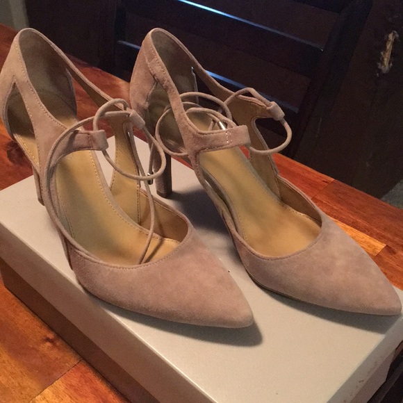 franco sarto navy heels